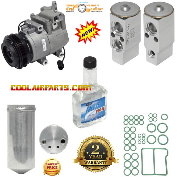 2001 - 2004 Kia Spectra AC Compressor FREE A/C REPAIR KIT   2 Years Warranty  1KNA61450A